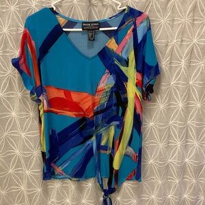 Frank Lyman Abstract Blouse